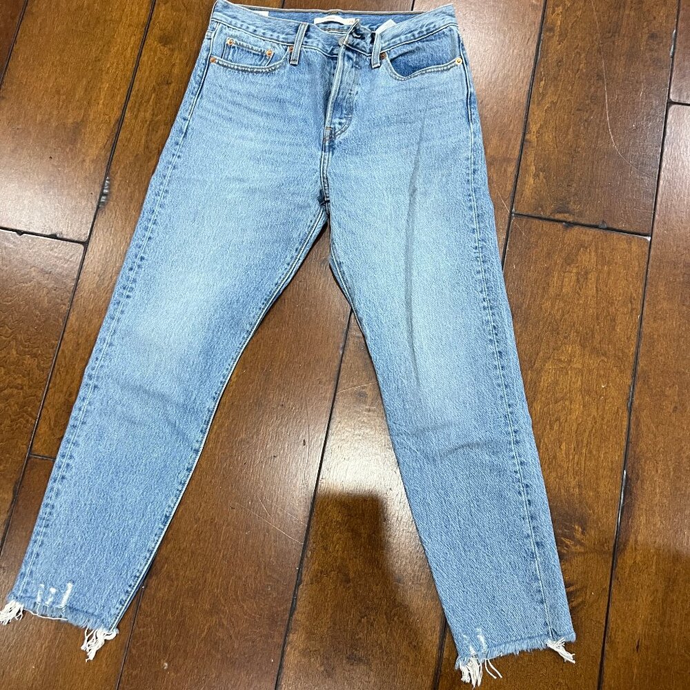 Levis WEDGIE Button Fly Jeans, ankle length